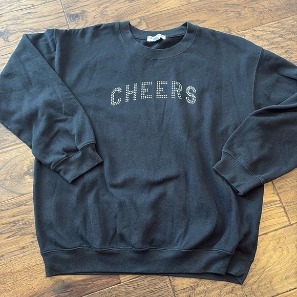 Sub_Urban Riot rhinestone CHEERS sweatshirt - Picture 1 of 4